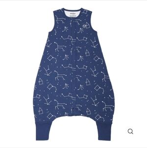 Woolino 4 Season Sleep Sack With Feet 18-36 Month Night Sky Merino Wool